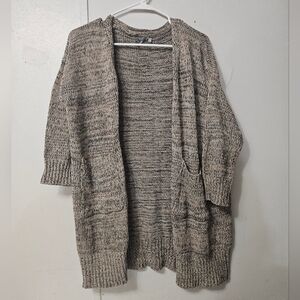 Earthbound Open Front Knit Cardigan Wirh Pockets!